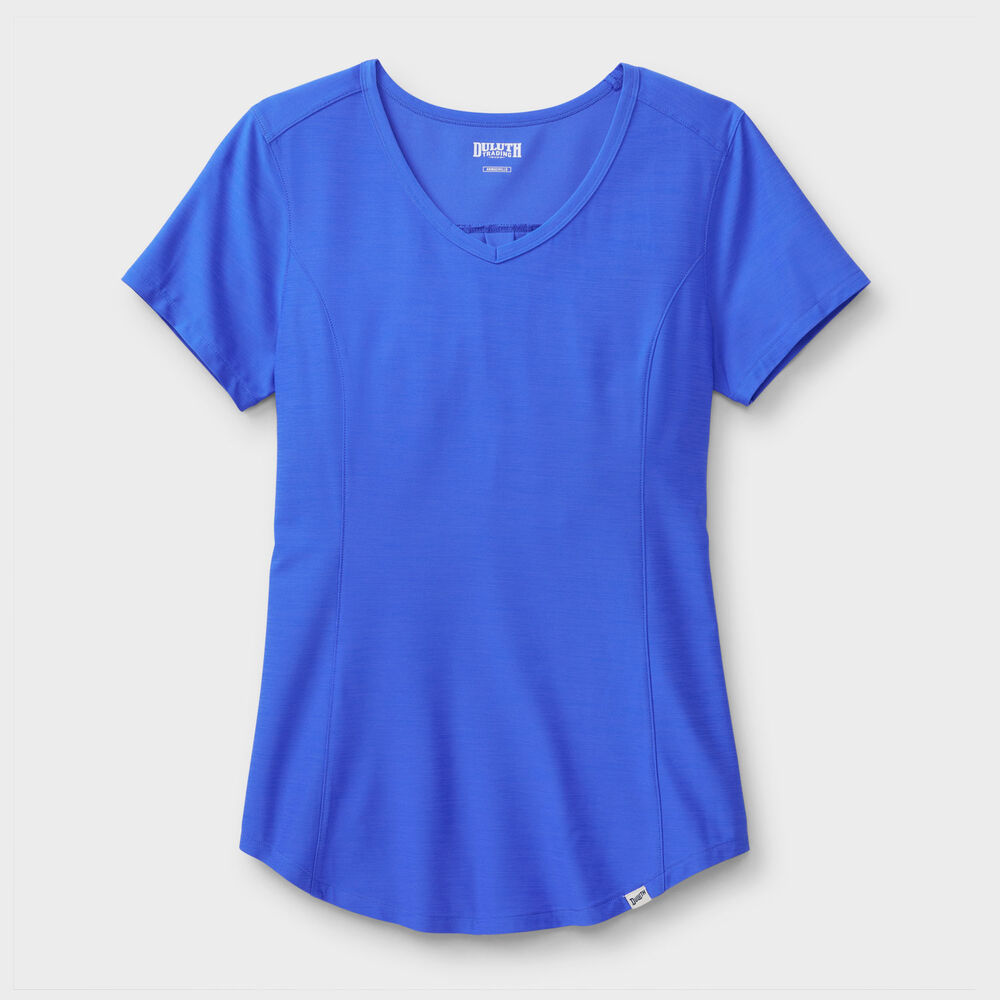 Women's Plus Cooling Armachillo V-Neck T-Shirt Main Image