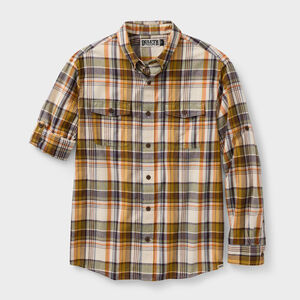 Men's Indian Madras Relaxed Fit Work Shirt