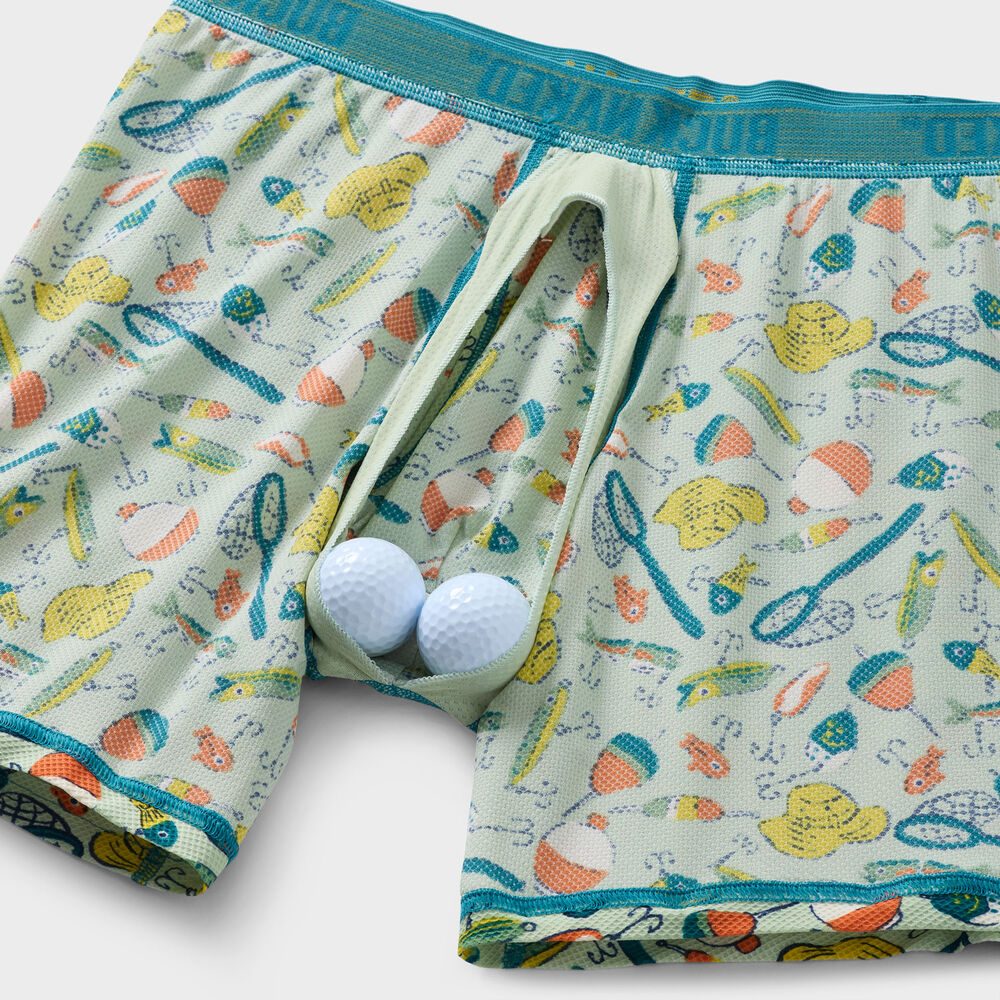 Men's Buck Naked Pattern Bullpen Boxer Briefs Main Image