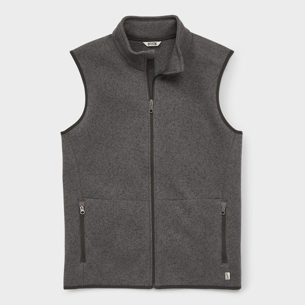 Men's Sweater Fleece Zip Vest Main Image