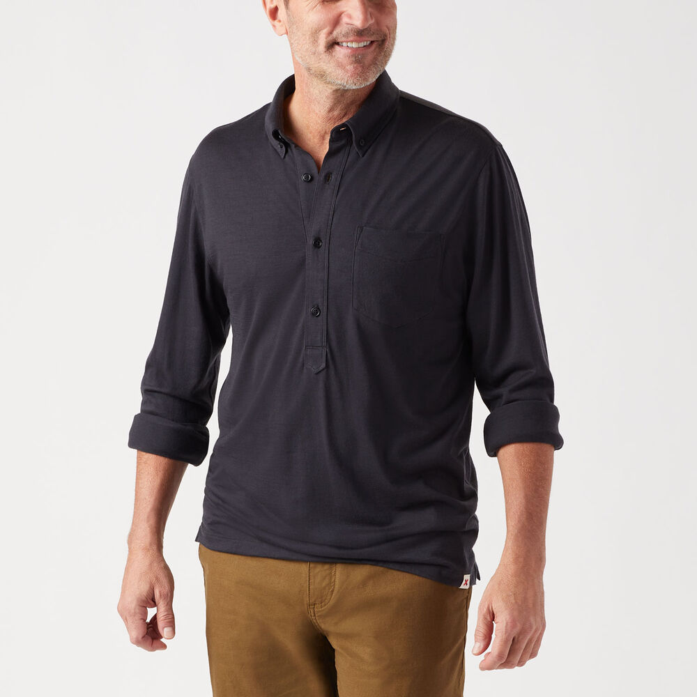 Men's Best Made Long Sleeve Merino Knit Popover Main Image