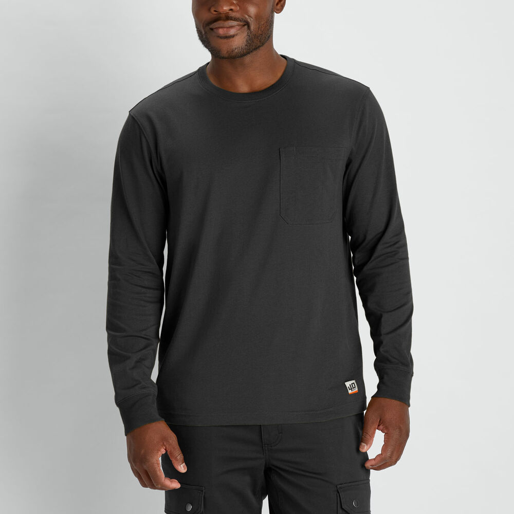 Men's 40 Grit Long Sleeve T-Shirt with Pocket Main Image
