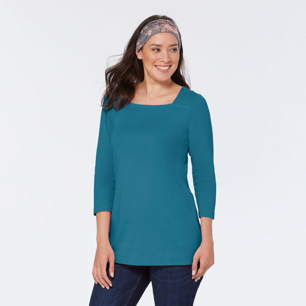 Women's Plus T-Shirt Flannel Long Sleeve Shirt | Duluth Trading Company