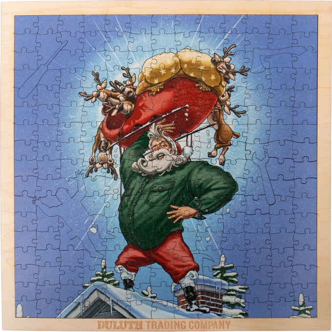 Super Santa Wooden Jigsaw Puzzle