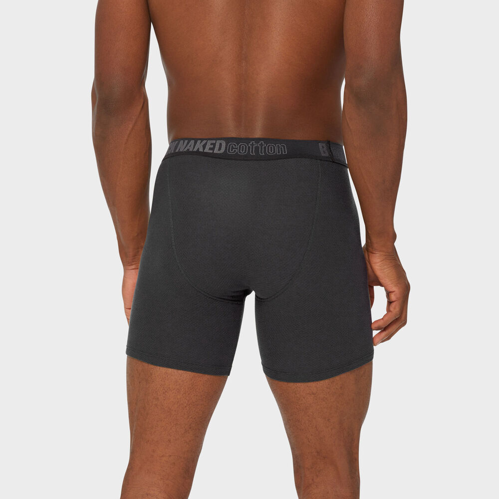 Men's Buck Naked Cotton Bullpen Boxer Briefs Main Image