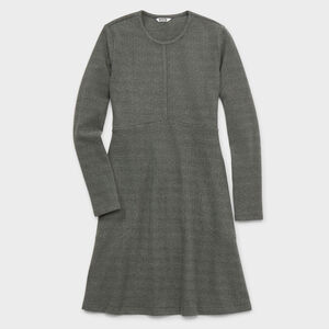 Women's T-Shirt Flannel Long Sleeve Dress