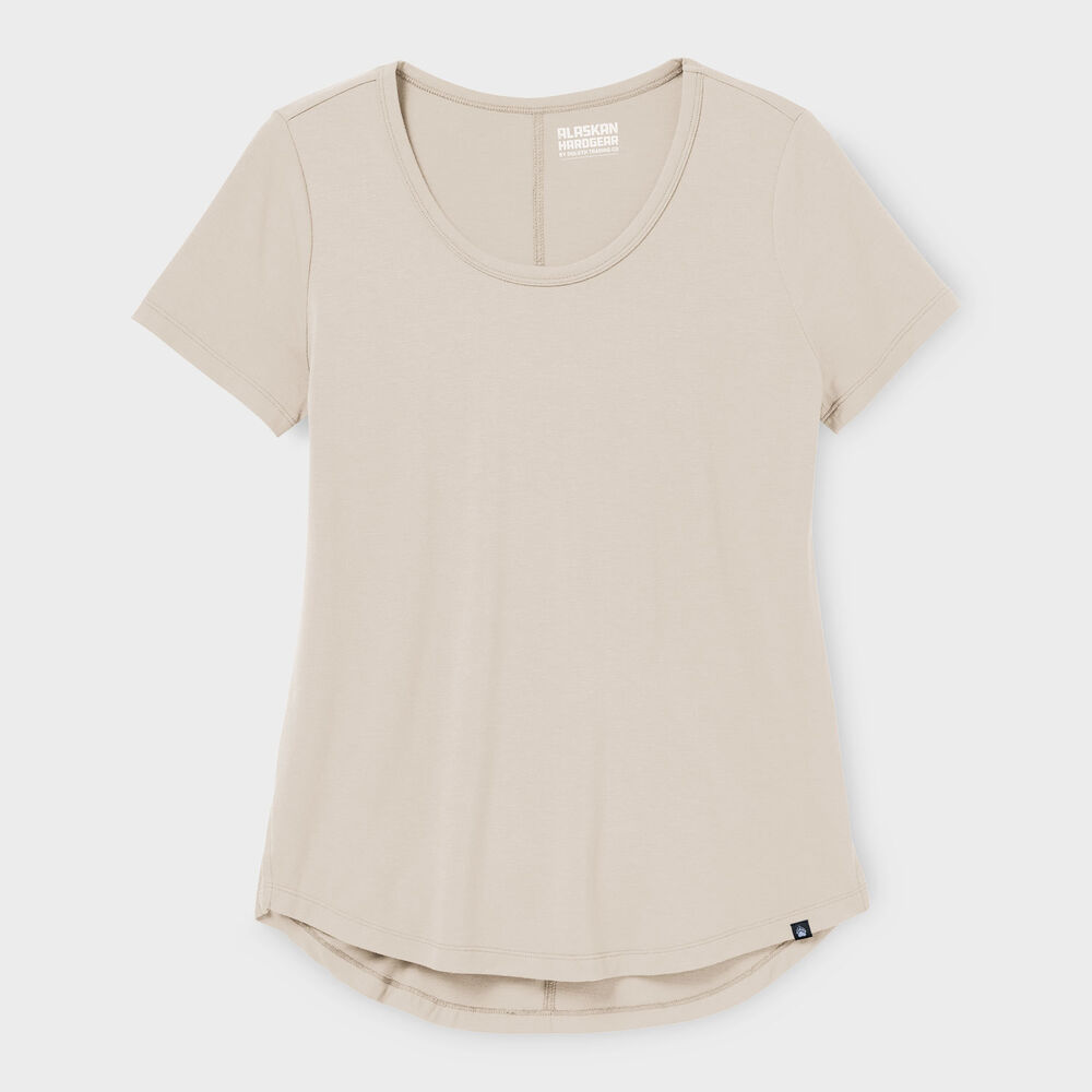 Women's Plus AKHG Renew Bamboo Short Sleeve Tee Main Image
