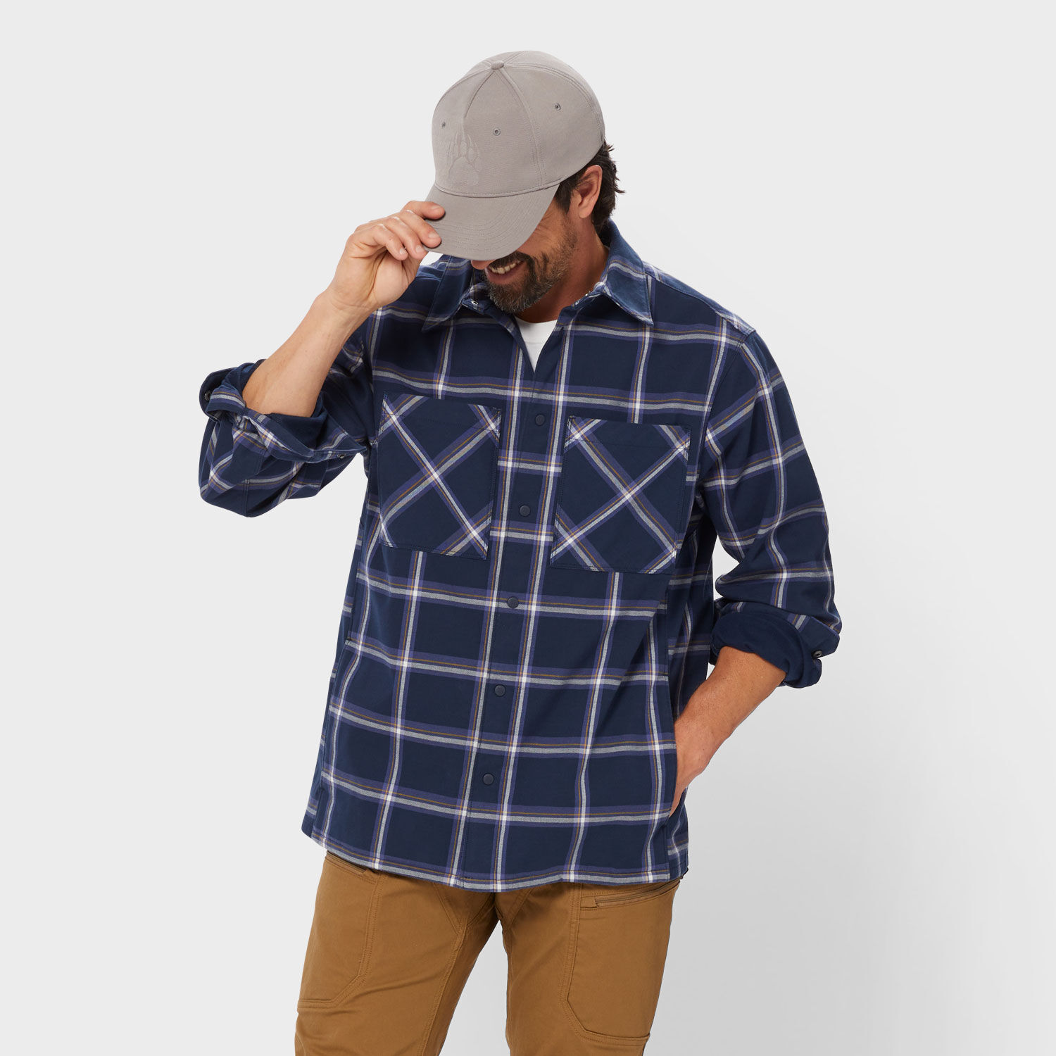 Men's AKHG Elk Flats Flannel Shirt Jac | Duluth Trading Company