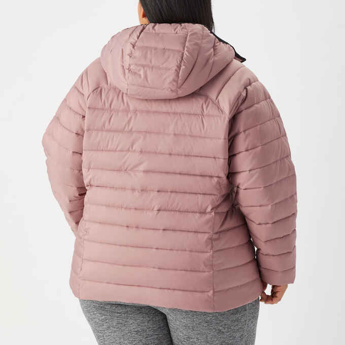 Women's Plus AKHG Eco Puffin Hooded Jacket