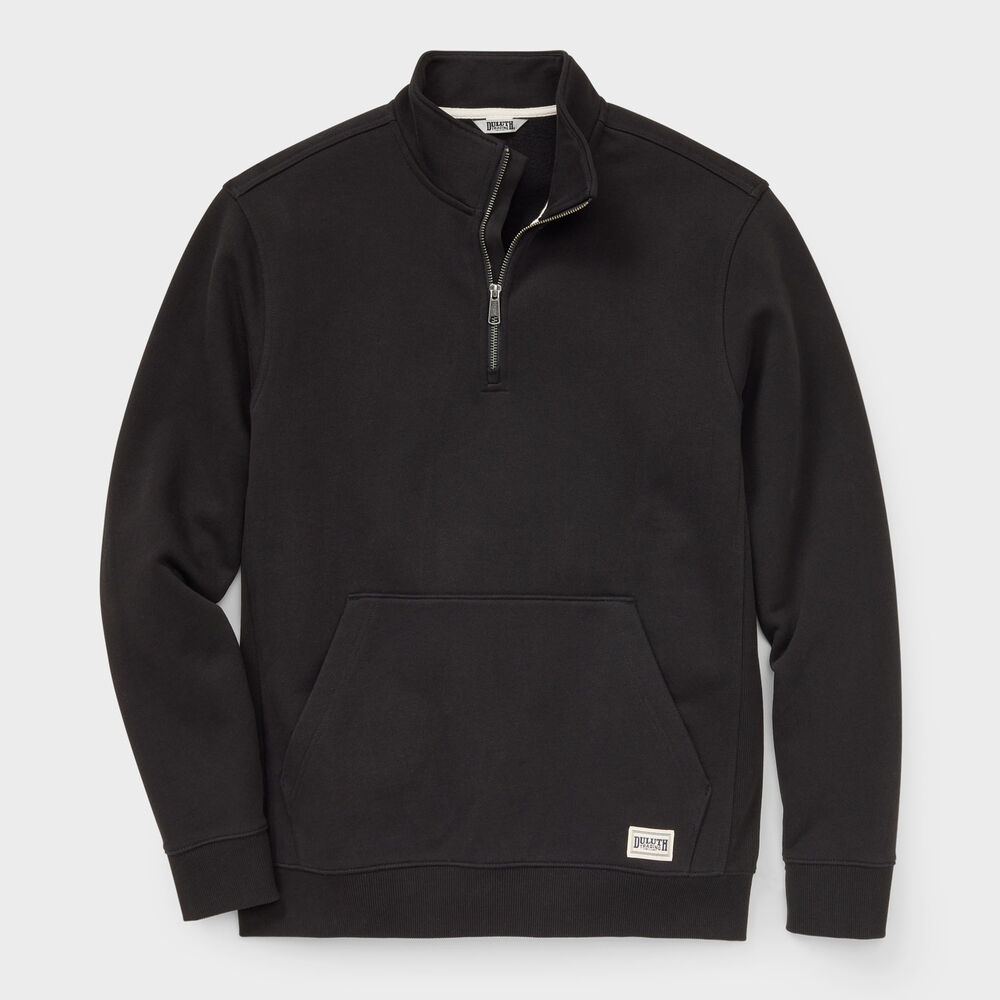 Men's Souped-Up Sweats Pullover Quarter Zip Mock Neck Main Image