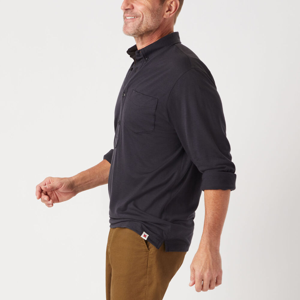 Men's Best Made Long Sleeve Merino Knit Popover Main Image