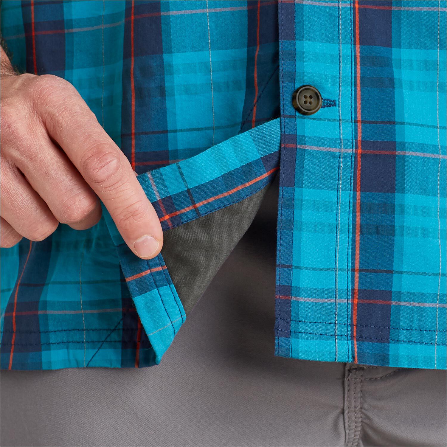 Chemise Homme Alaskan Hardgear Manches Courtes - Sockeye - Taille L - Verte - Neuve