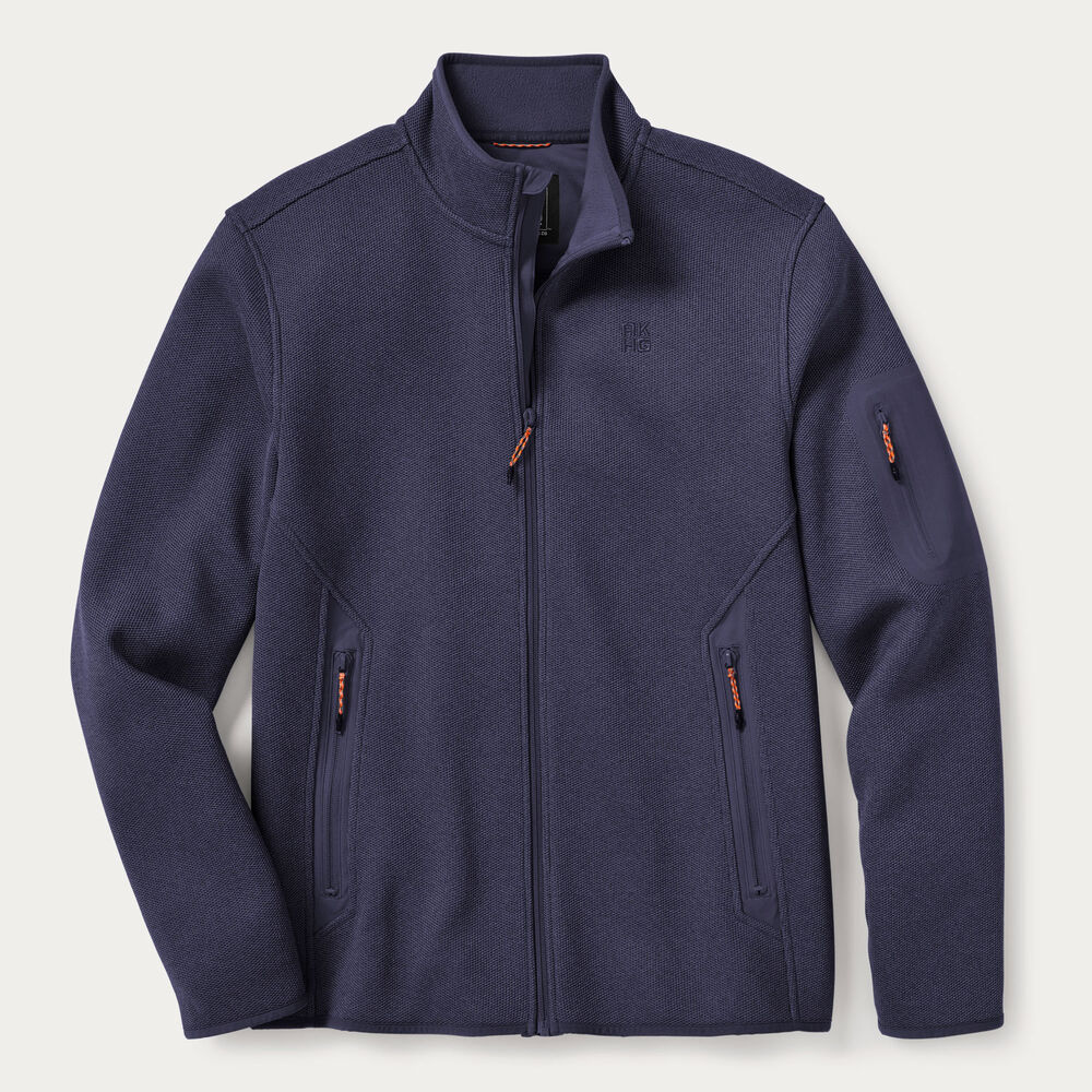 Men's AKHG Graveltec Standard Fit Full Zip Mock Main Image