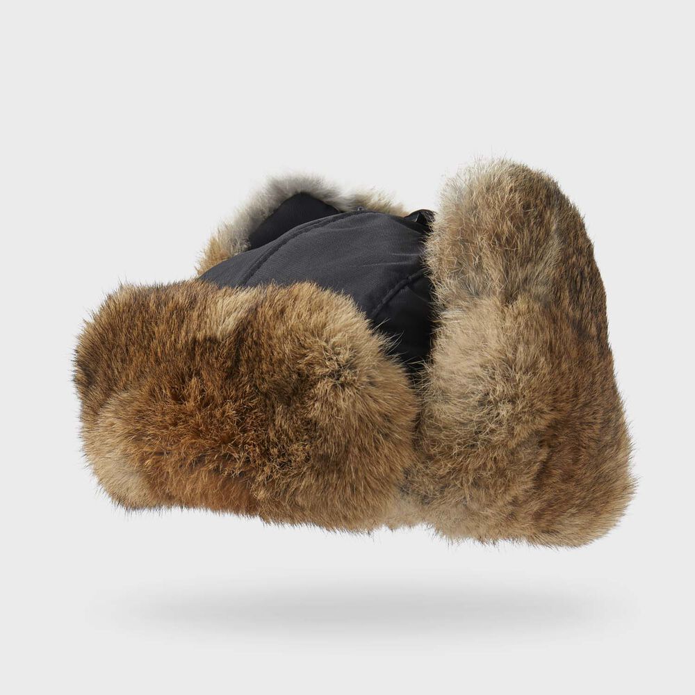AKHG Ushanka Fur Trapper Hat Main Image
