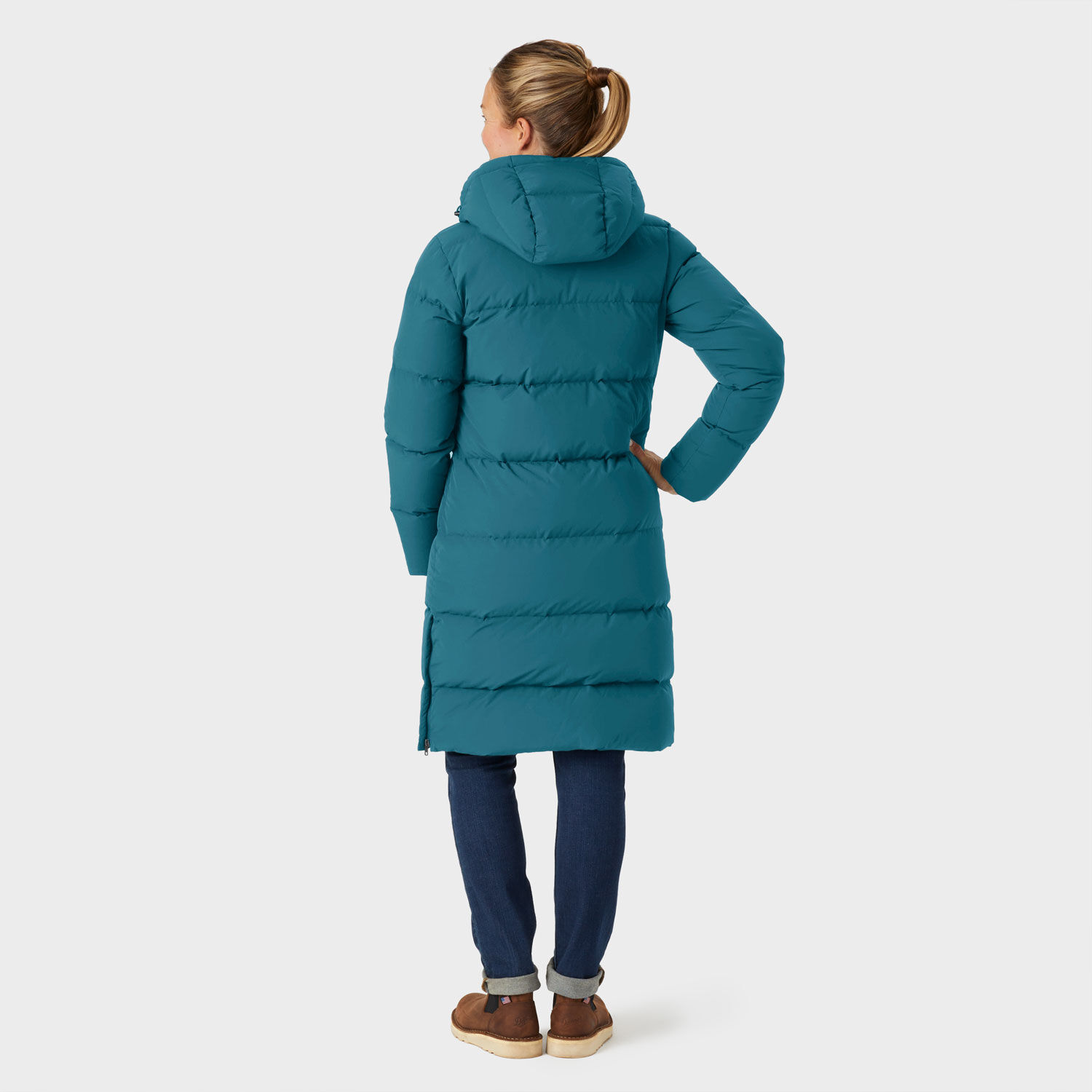 Women's Ruffer Puffer Arctic Down Long Coat | Duluth Trading Company