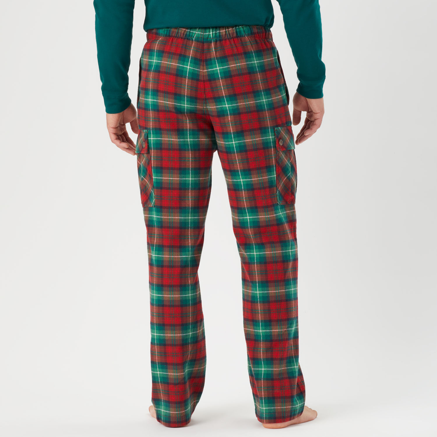 Men's Organic-Pima-Cotton Flannel Pants | Garnet Hill