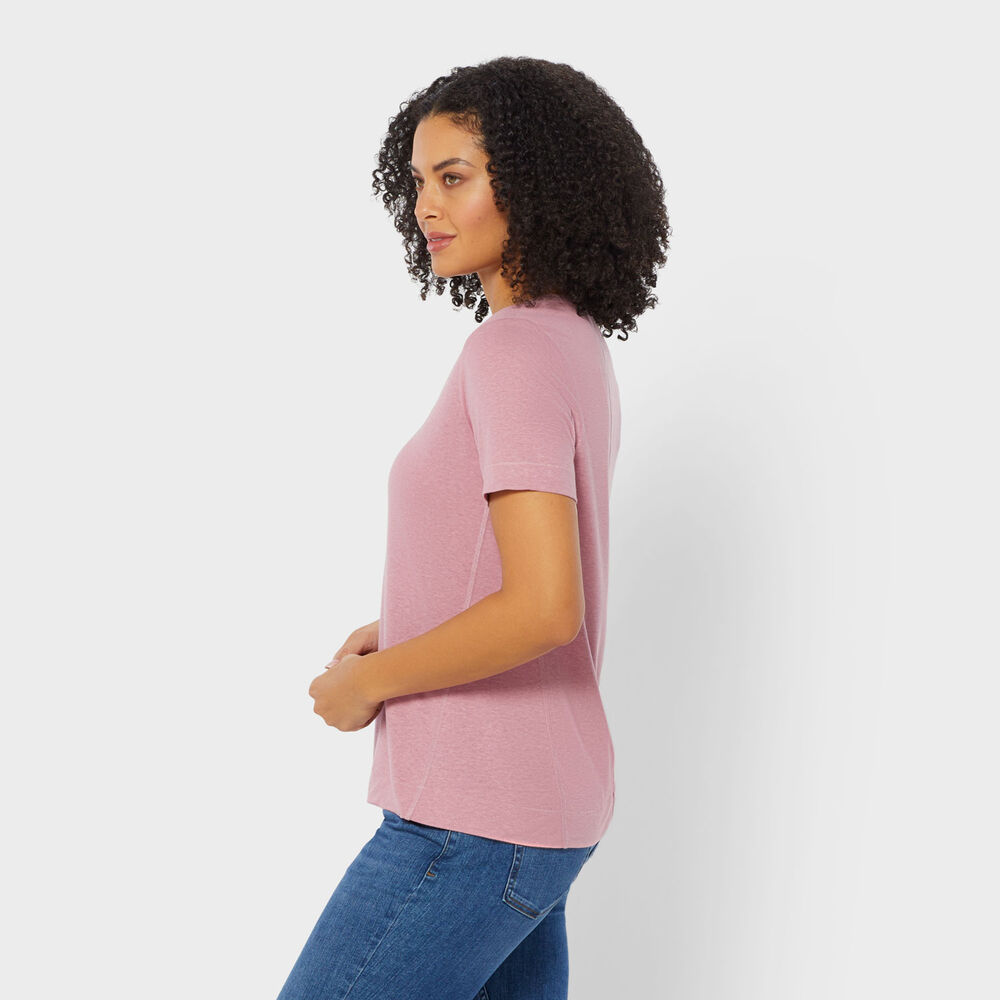 Women's Hemp Knit Short Sleeve Tee Main Image