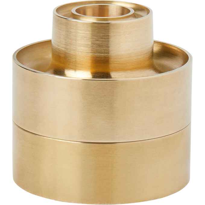 Fort Standard Brass Stacking Candle Holders