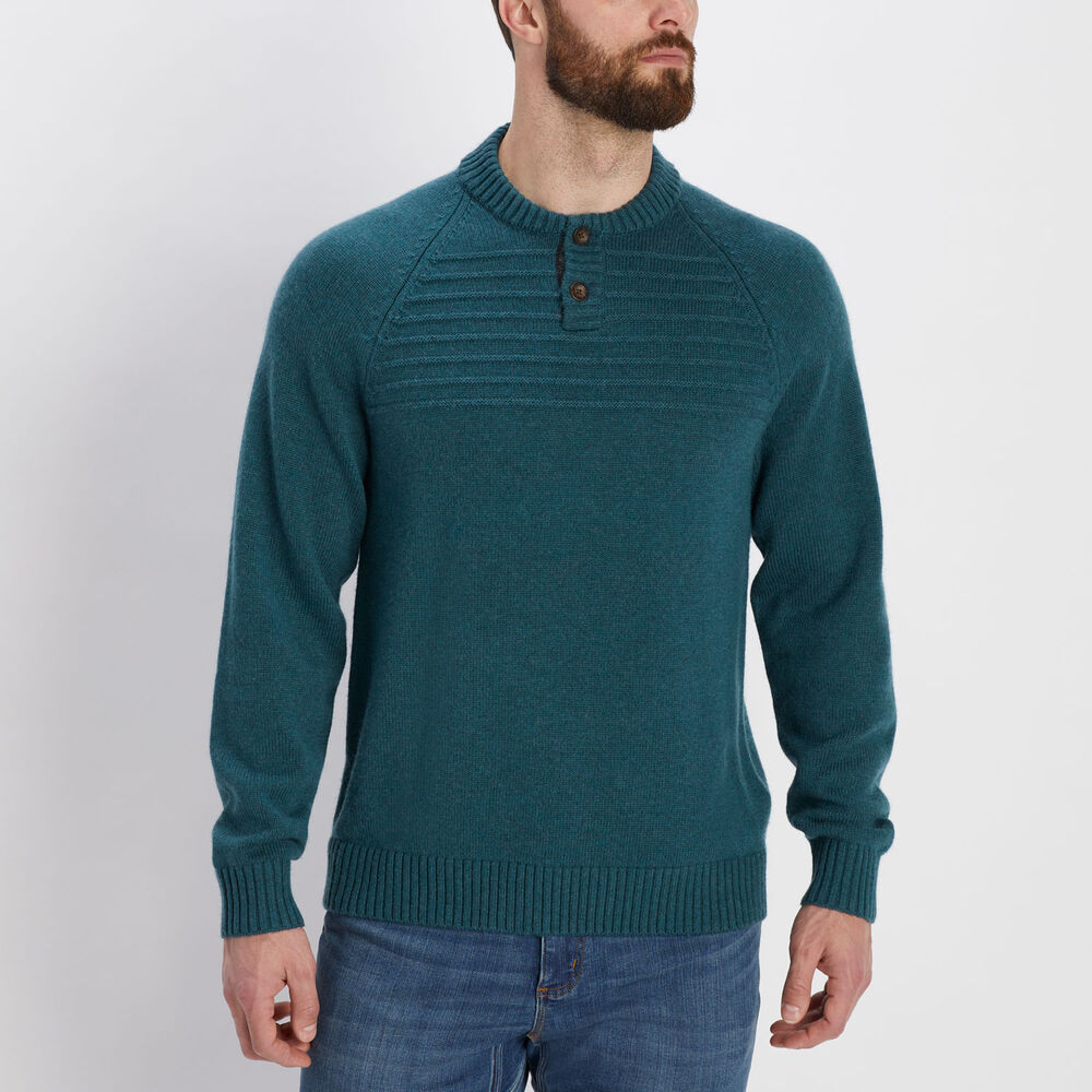 Men's Wool Be Back Henley Sweater Main Image