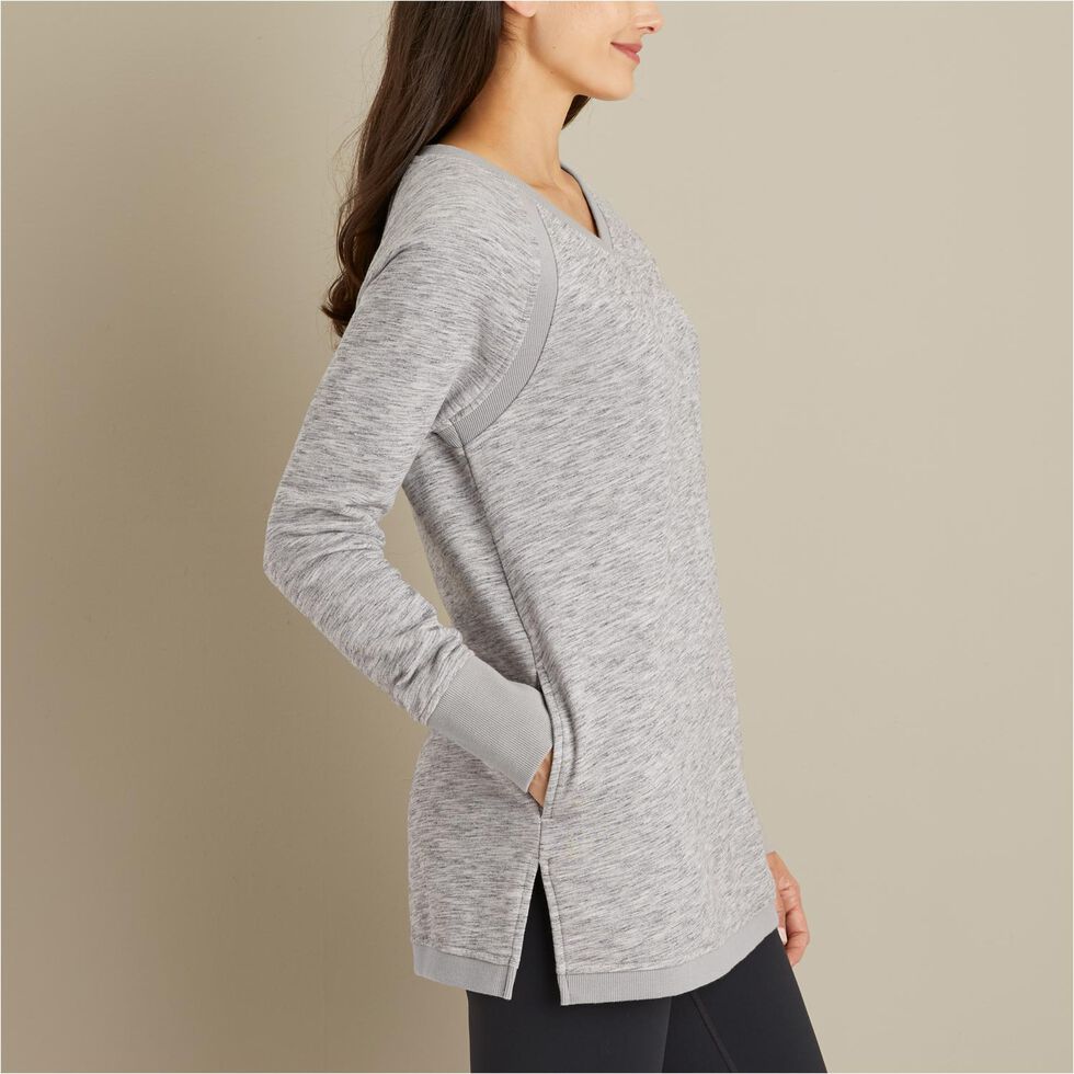 Women's Ooh-La-Loop French Terry V-Neck Tunic | Duluth Trading Company