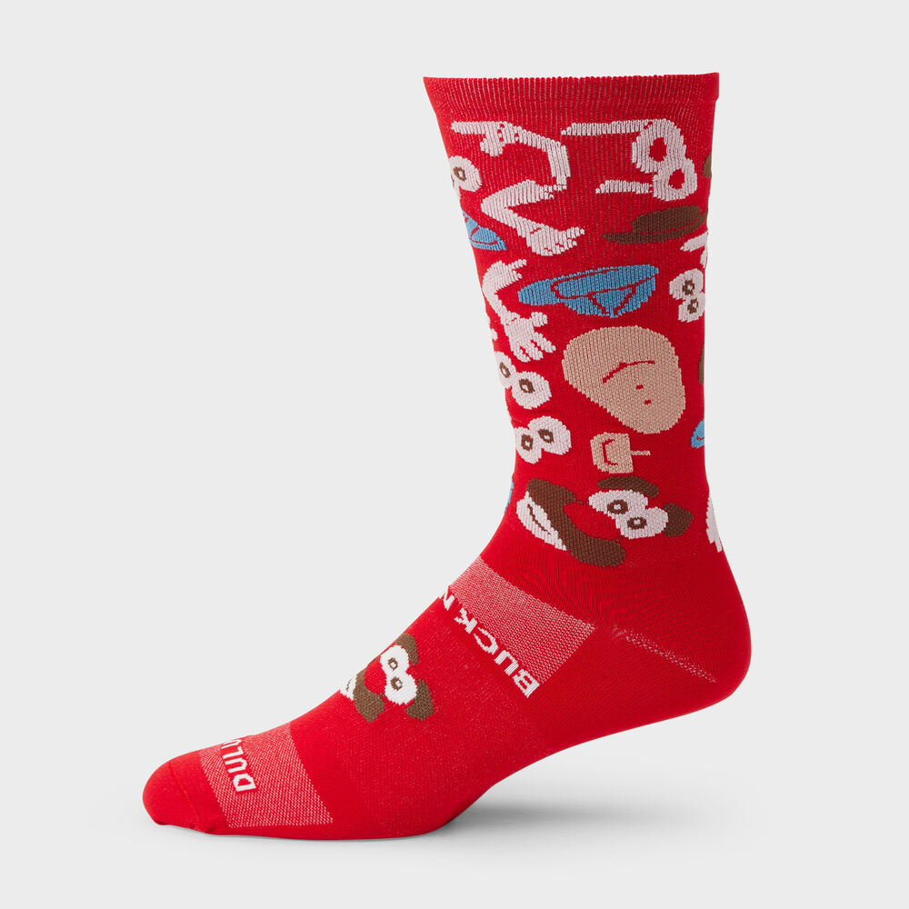 Men's Buck Naked Crew Socks Main Image