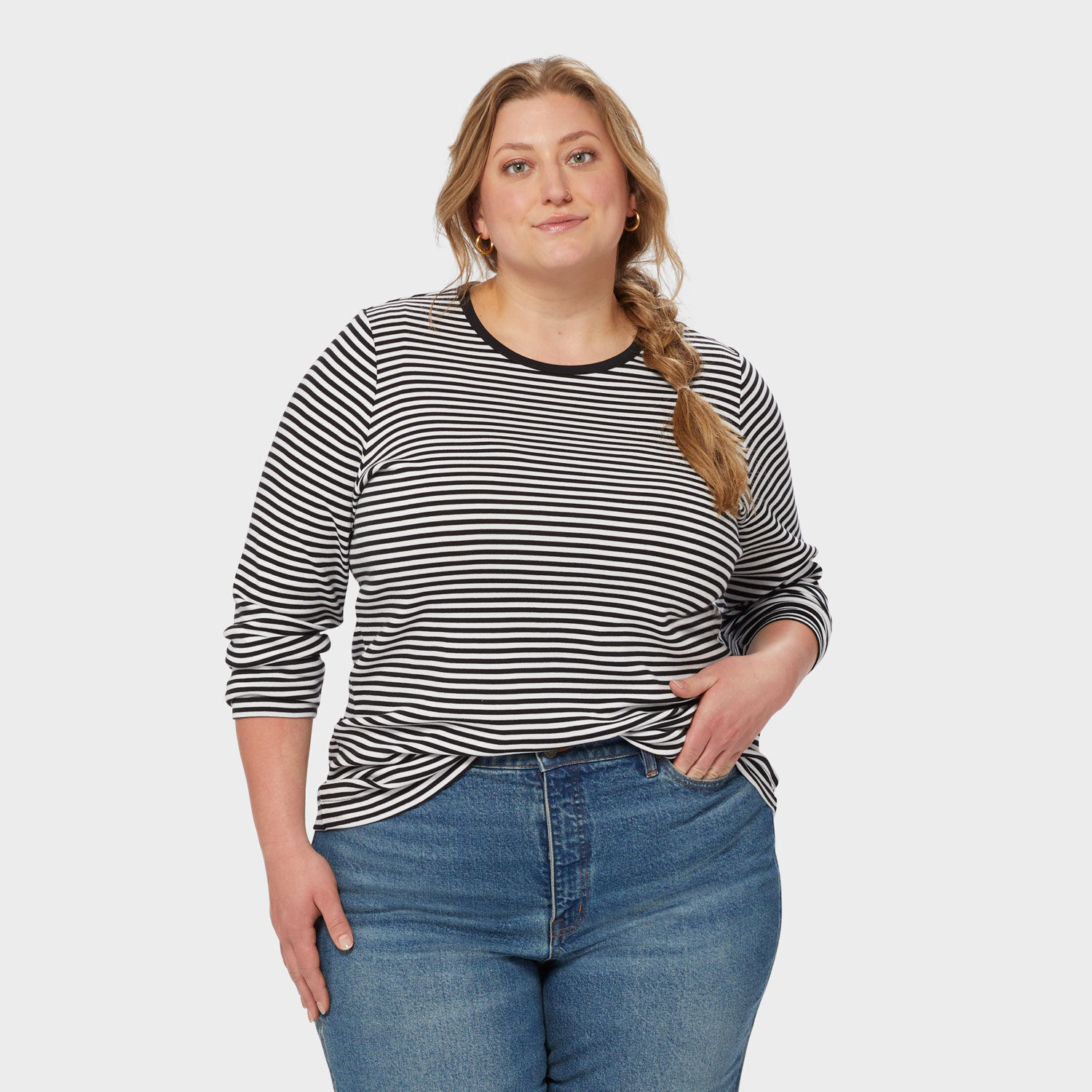 Women's Plus Longtail T Long Sleeve Crew | Duluth Trading Company