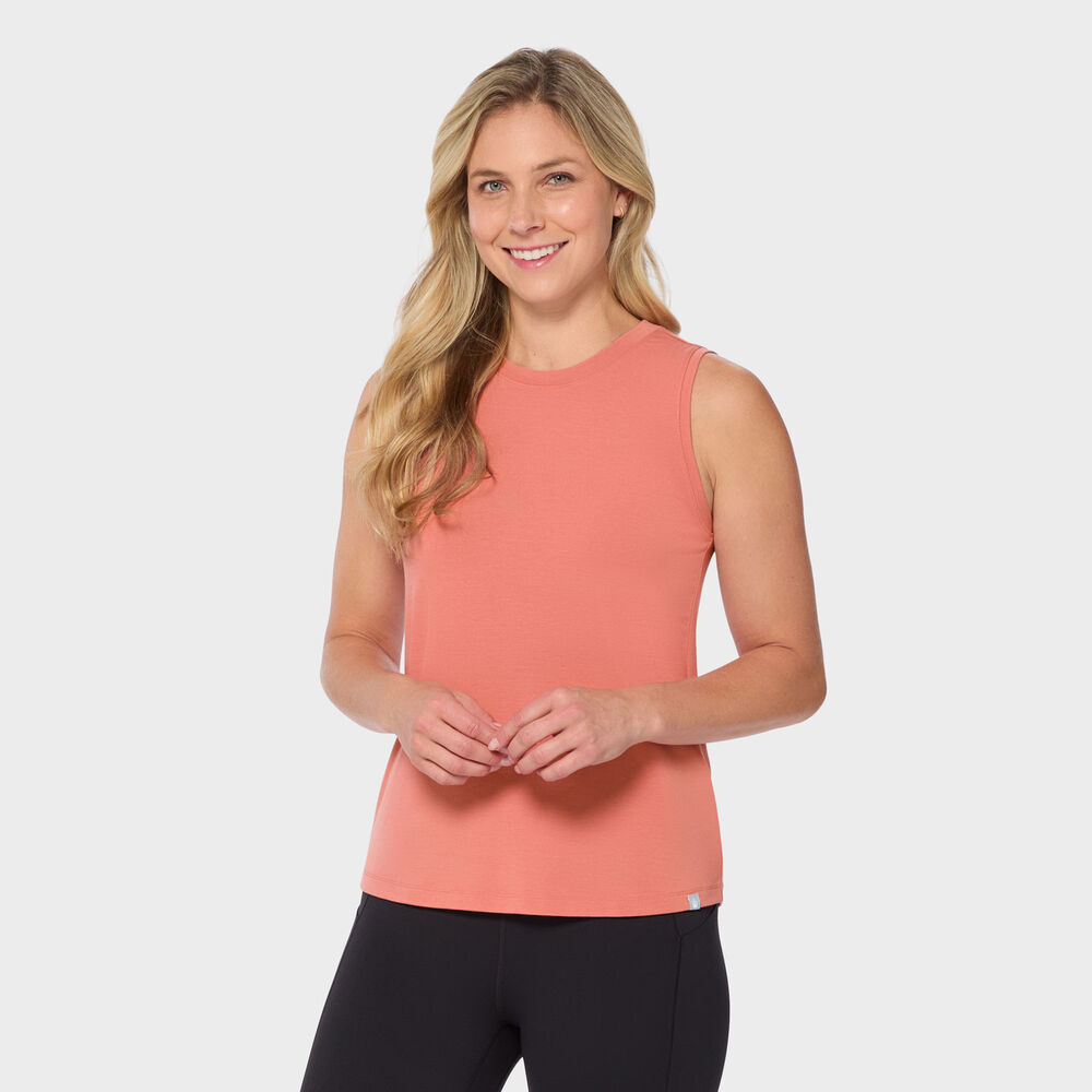 Women's AKHG Renew Bamboo Crewneck Tank Main Image