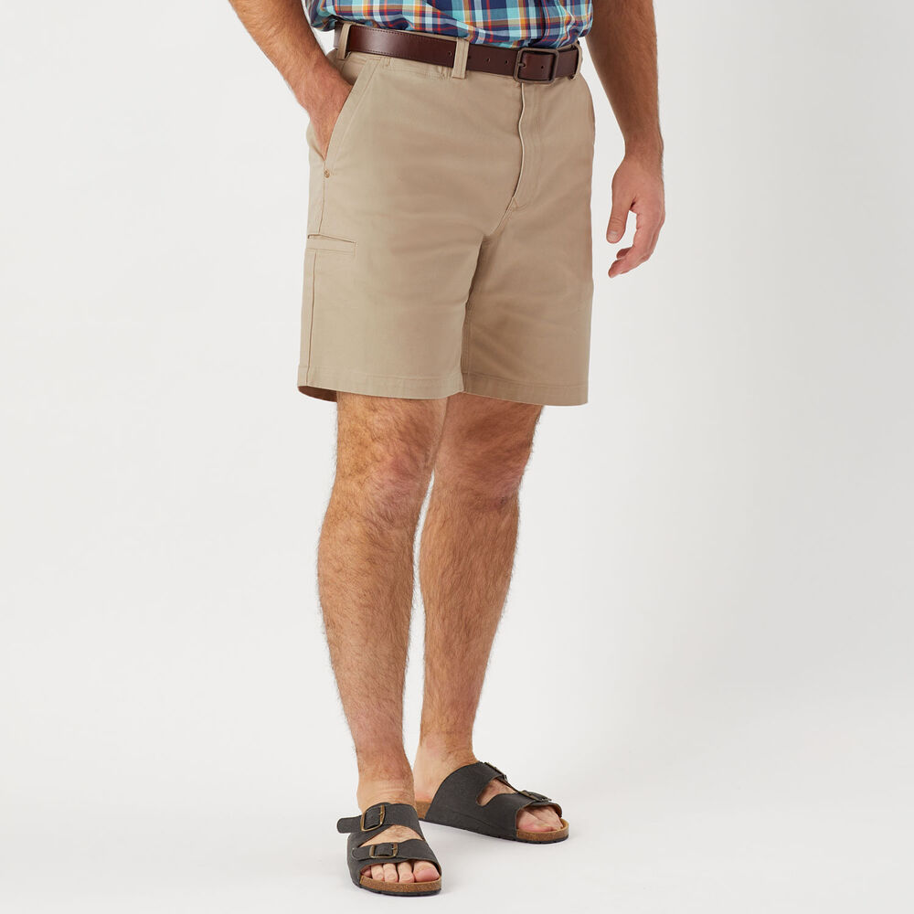 Men's DuluthFlex Ballroom Khaki Relaxed Fit 9'' Shorts Main Image