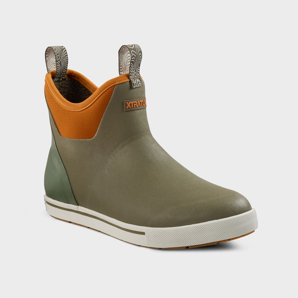 Men's XtraTuf Camp 6'' Fleece Lined Ankle Deck Boots Main Image