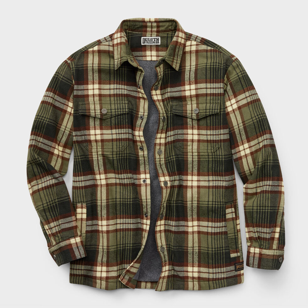 Men's Flapjack Fleece-Lined Shirt Jac Duluth Trading Company