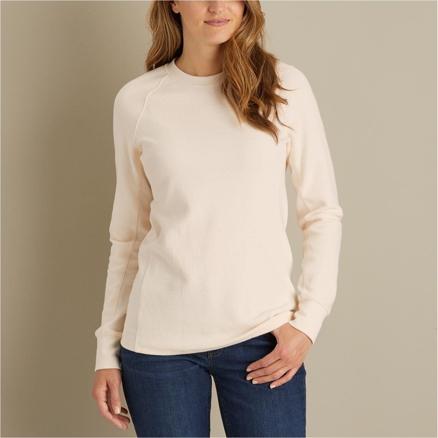 Women's Longtail T Winter Waffle Crewneck | Duluth Trading Company