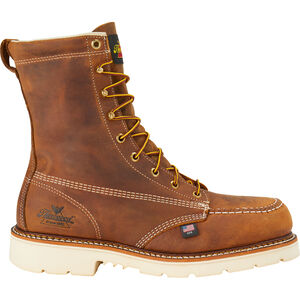 Men's Thorogood 8" Safety Toe Moc Toe Boots