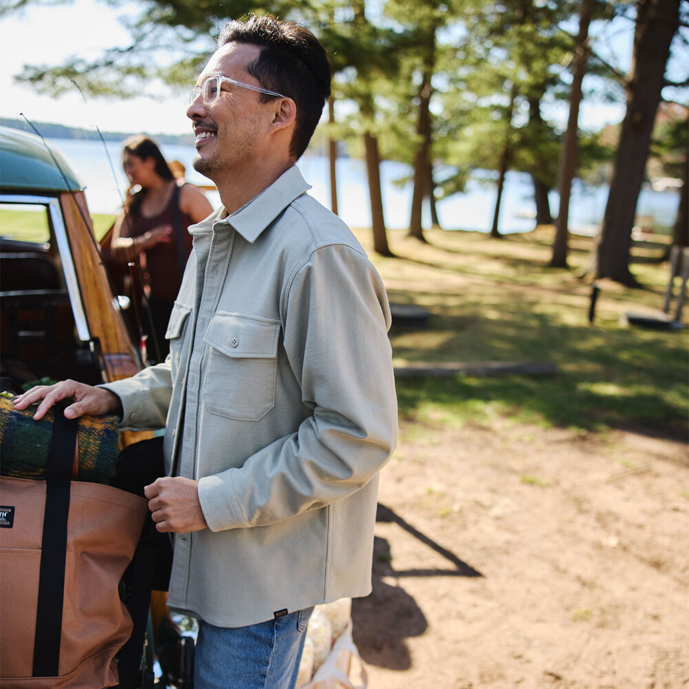 Men's Officer's Slub Sateen Shirt Jac Main Image