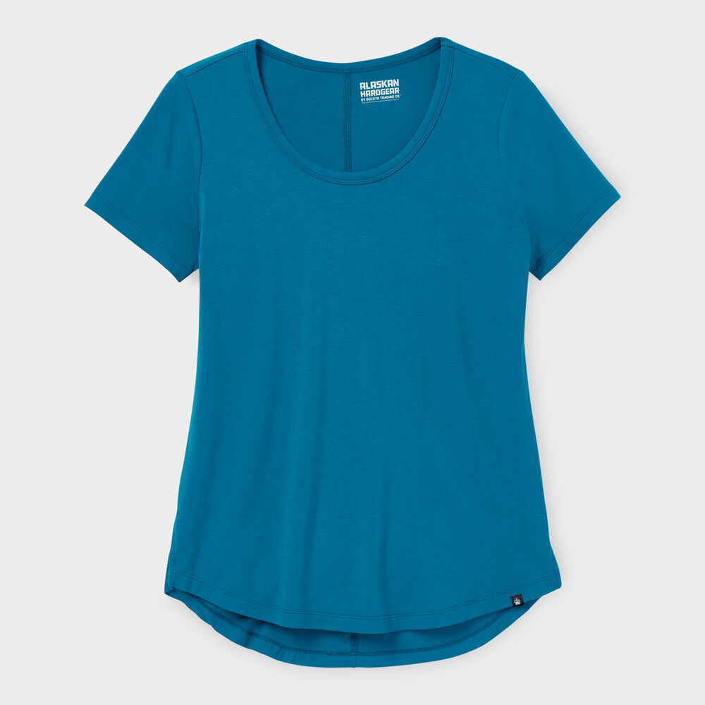 Women's Plus AKHG Renew Bamboo Short Sleeve Tee Main Image
