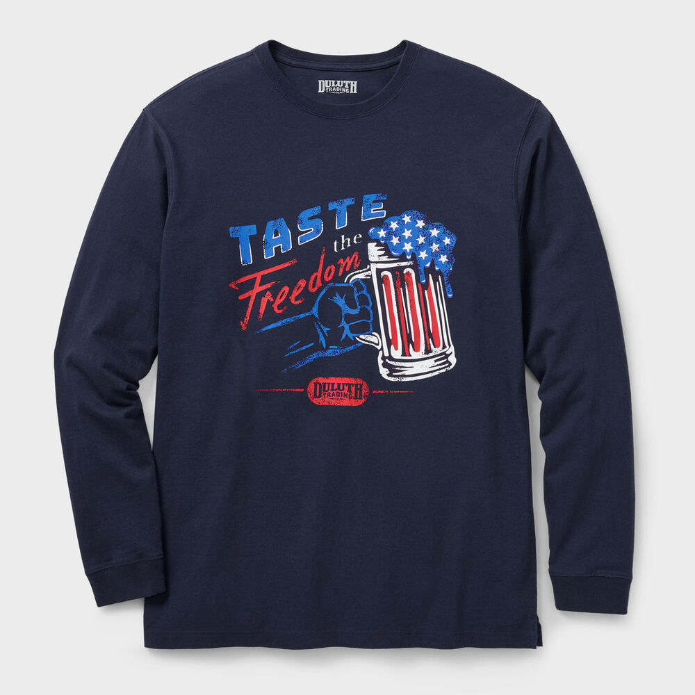 Men's Longtail T Relaxed Fit LS Logo T-Shirt Main Image