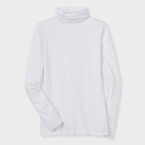 Women's Plus No-Yank Long Sleeve Turtleneck T-Shirt