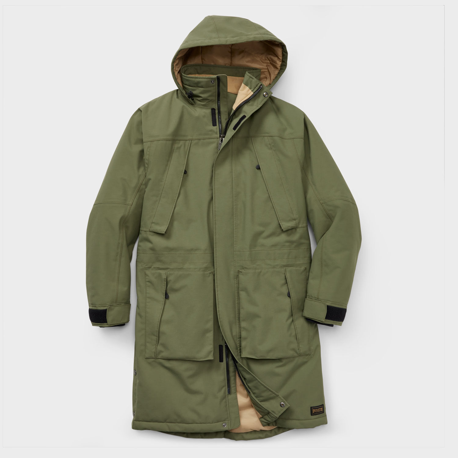 Men's Whaleback Waterproof Insulated Long Coat | Duluth Trading