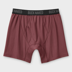 Men's Buck Naked Boxer Briefs BUR MED