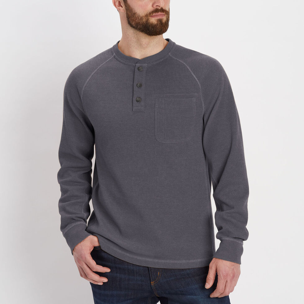 Men's Burly Thermal Standard Fit Henley | Duluth Trading Company