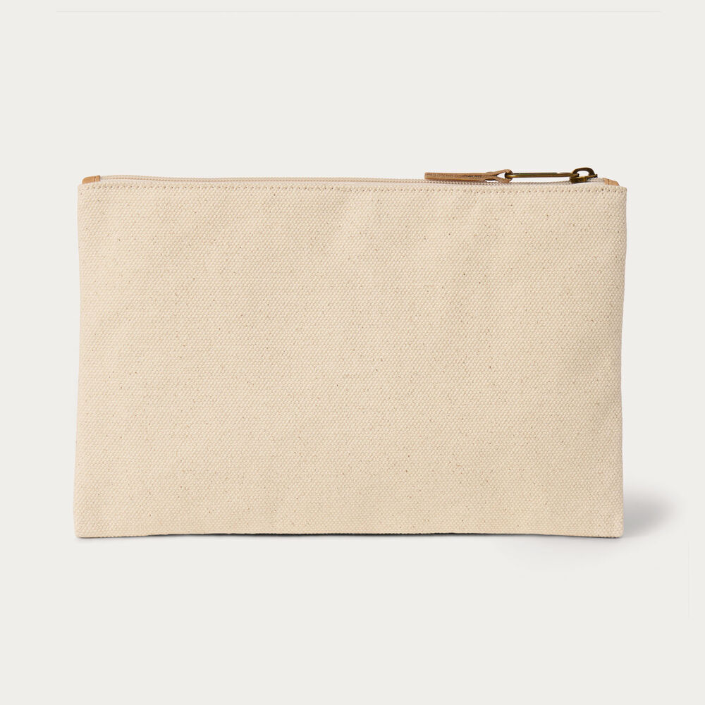 Canvas Embroidered Pouch Main Image