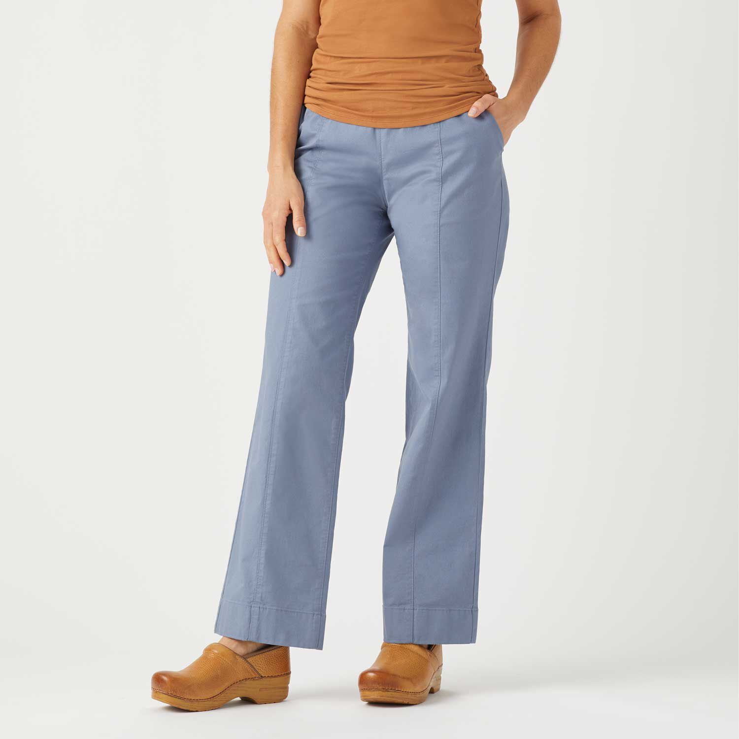Women's Summer-Weight Chino Wide Leg Pull-On Pants | Duluth
