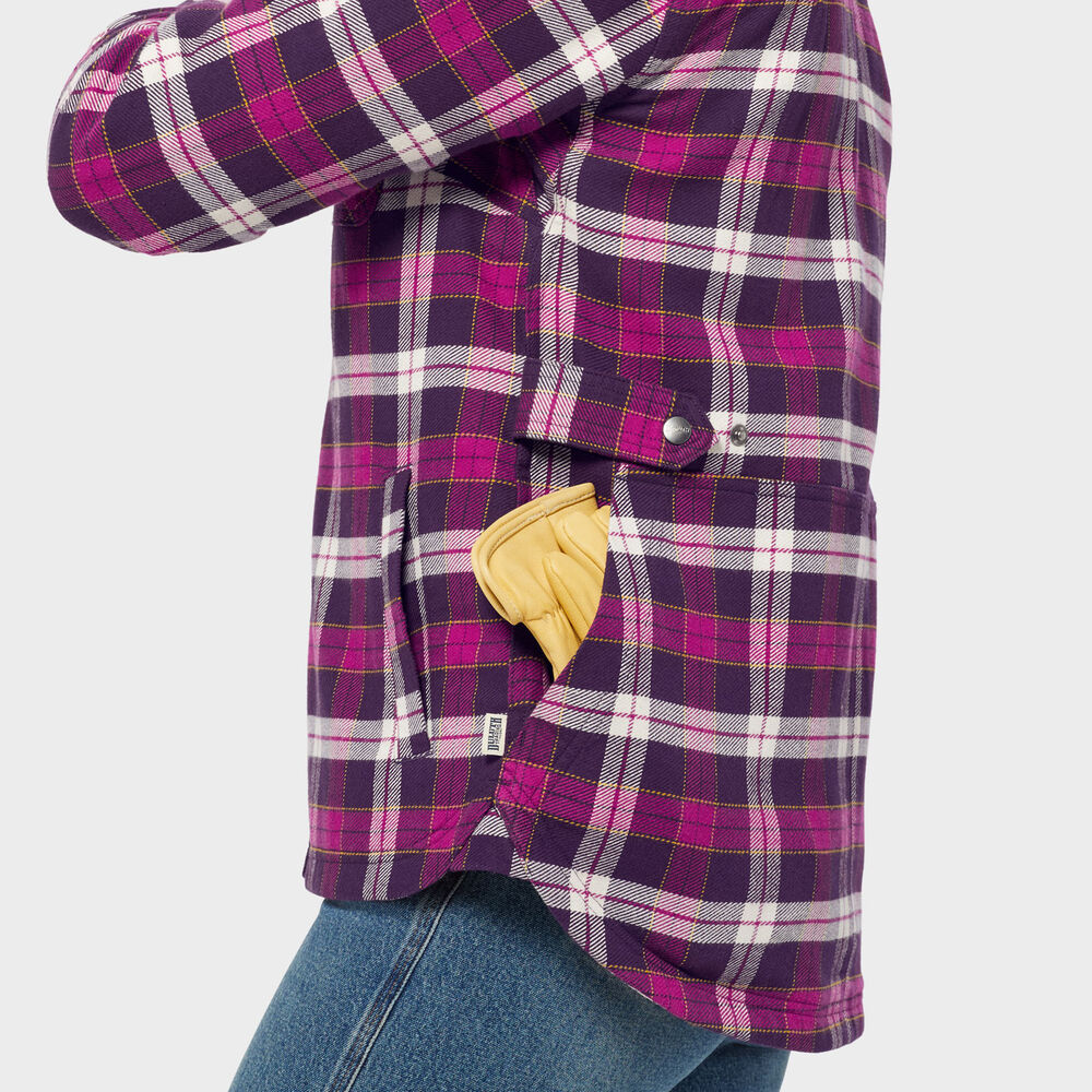Women's Folklore Flannel Insulated Shirt Jac Main Image