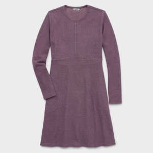 Women's T-Shirt Flannel Long Sleeve Dress