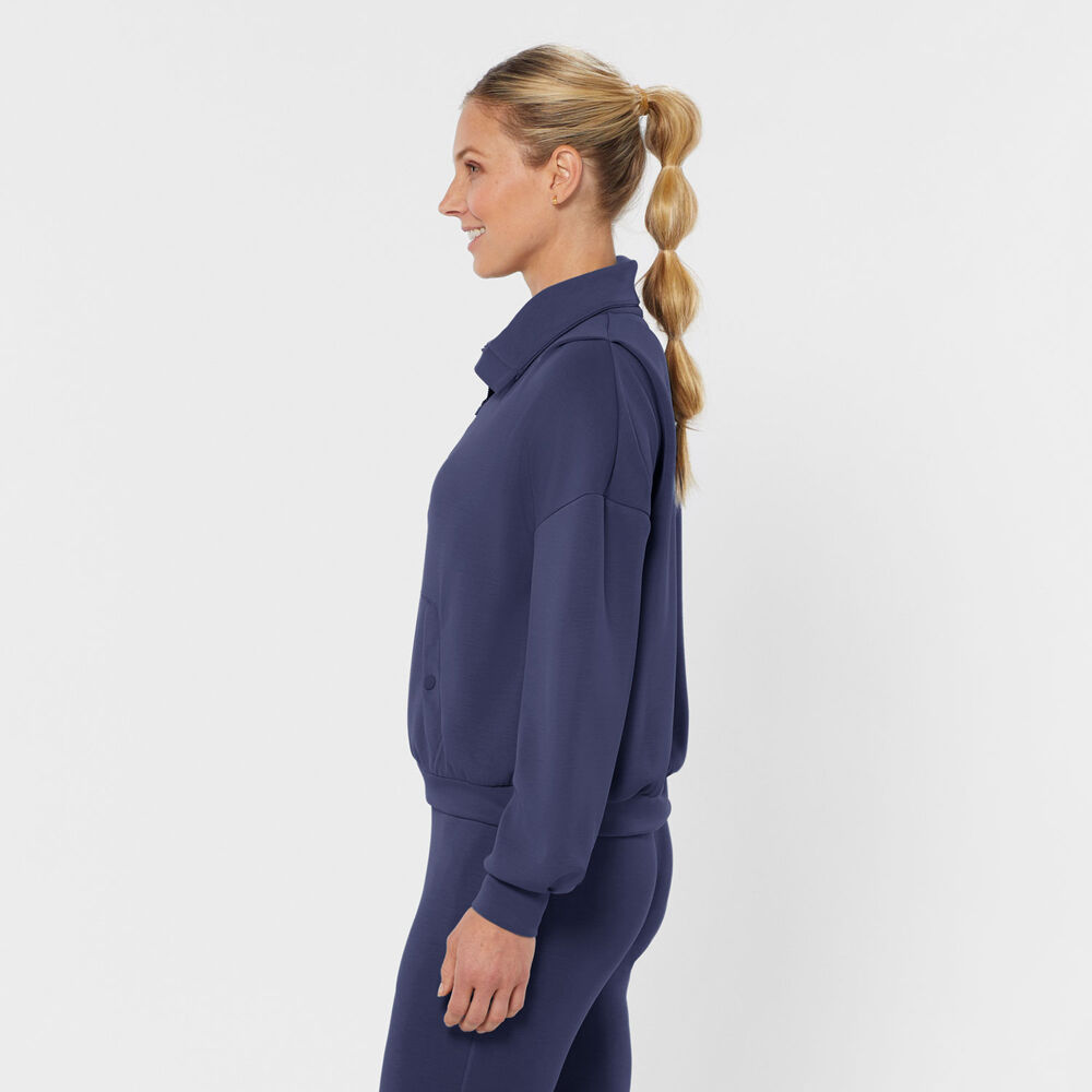 Women's AKHG After Sweat Funnelneck Half-Zip Main Image
