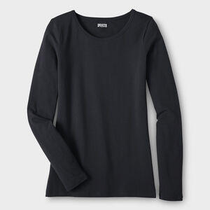 Women's No-Yank Long Sleeve Scoopneck T-Shirt