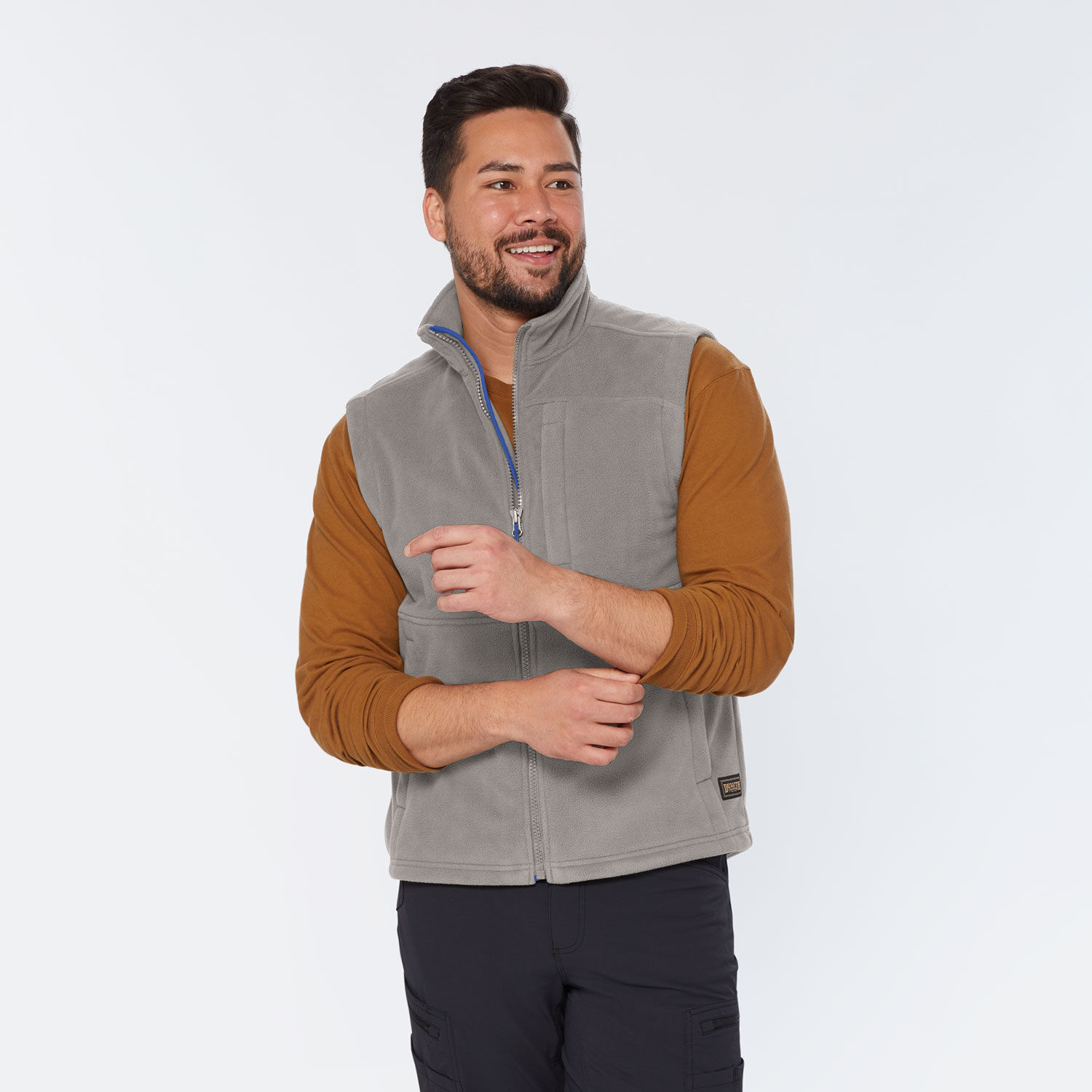 Men's Shoreman's Fleece Gridlock Vest | Duluth Trading Company