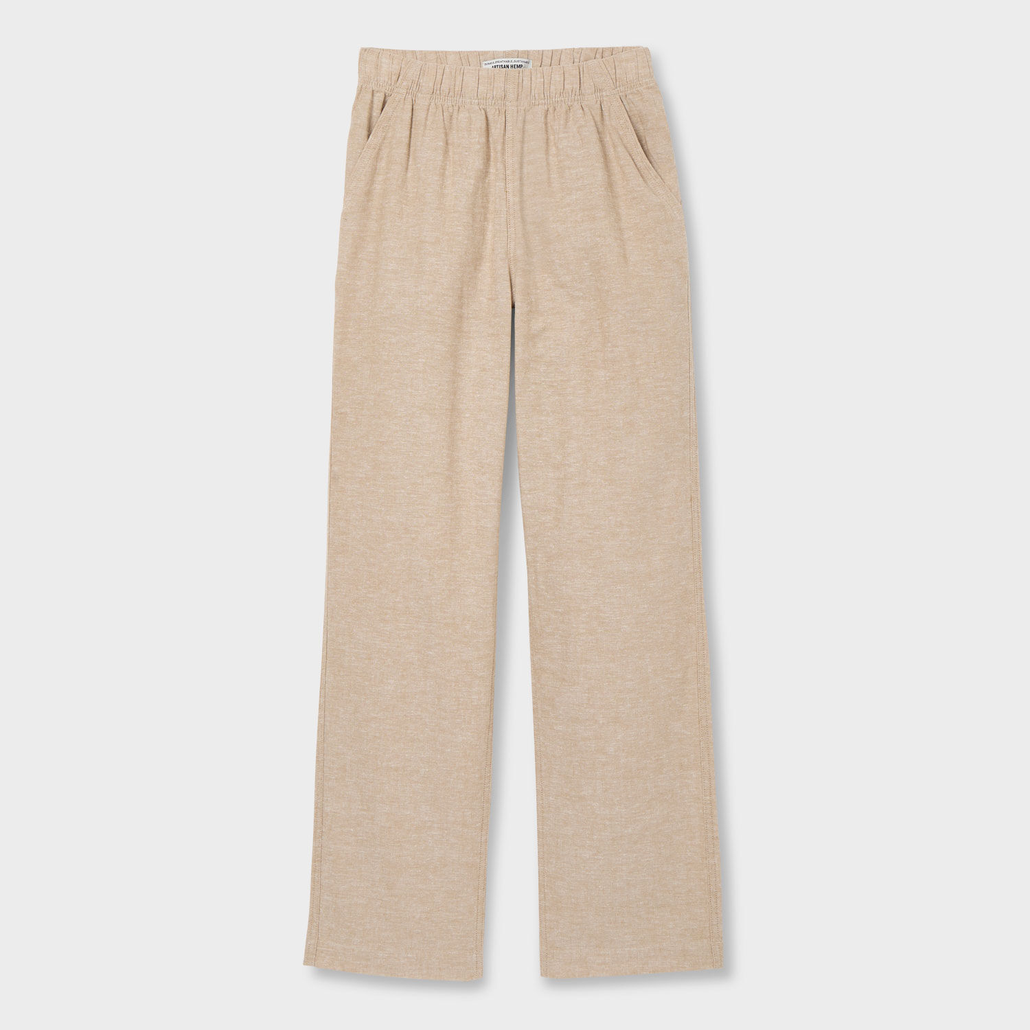 Women's Plus Artisan Hemp Relaxed Leg Pull-On Pants | Duluth