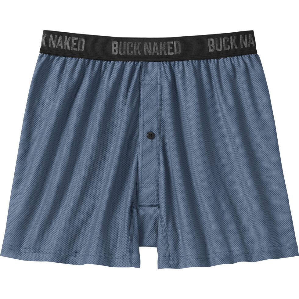1 Pair Duluth Trading Co Buck Naked Performance Boxer Briefs Elderberry  76015