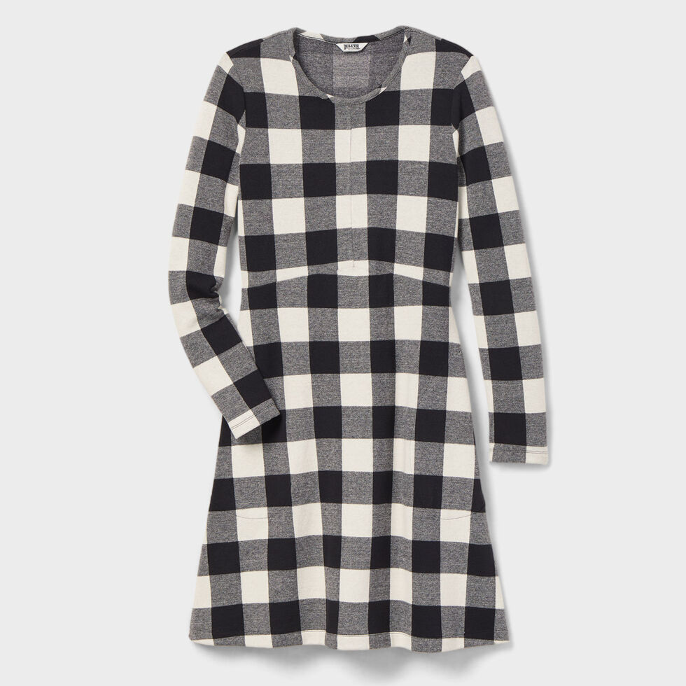 Women's T-Shirt Flannel Long Sleeve Dress | Duluth Trading Company Women's T-Shirt Flannel Long Sleeve Dress | Duluth Trading Company