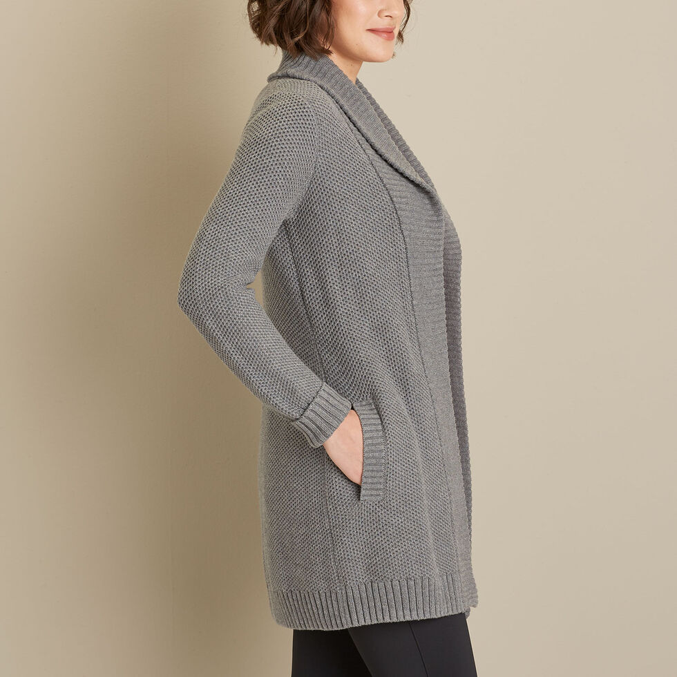 Women's Knit Worth Tunic Sweater Cardigan
